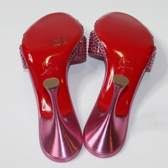 Christian Louboutin Mariza Is Back Slide Sandals Shoes EU 41 / US 11 MSRP $1495 - Picture 7 of 7